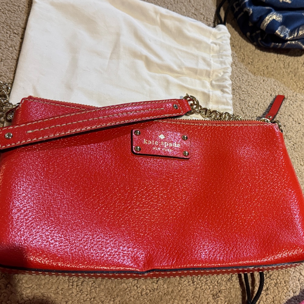 Kate Spade Vibrant Red Wristlet